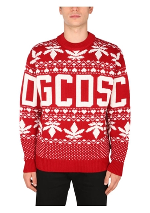 Gcds Christmas Sweater With Logo