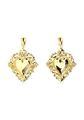 Moschino Gold Heart Earrings