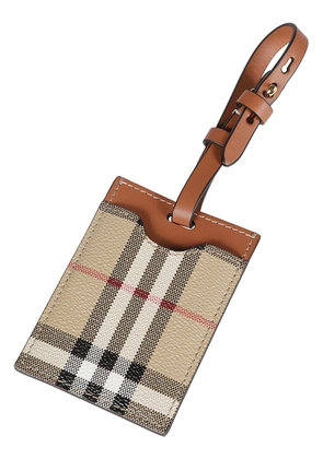Burberry Checked Luggage Tag