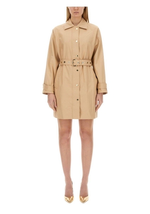 Michael Kors Belted Twill Trench Coat