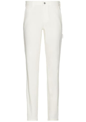 Theory Zaine Carpenter Pants in Ivory - Cream. Size 32 (also in 34, 36).
