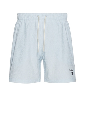 Barbour Somerset Swim Short in Sky Blue - Blue. Size L (also in M, S).