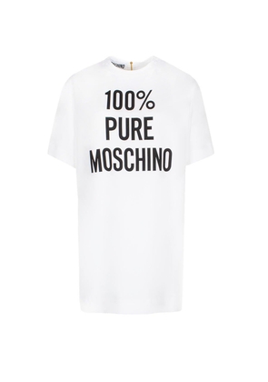 Moschino Logo Printed T-Shirt Mini Dress