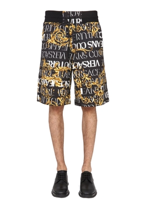 Versace Jeans Couture Bermuda Shorts With Garland Print