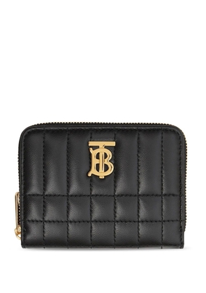 Burberry Lola quilted zipped wallet - Black