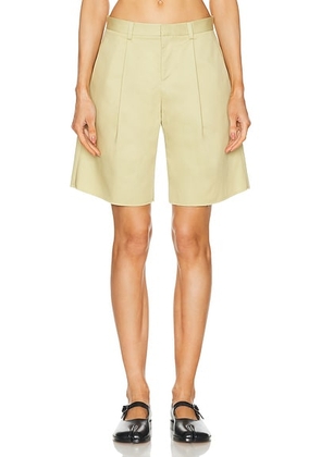 Sandy Liang Sligo Short in Taupe - Taupe. Size 0 (also in 2, 6, 8).