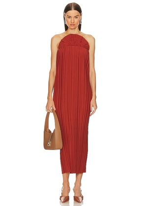 Song of Style Vita Maxi Dress in Rust. Size S, XS, XXS.