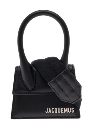 Jacquemus Mans Le Chiquito Homme Black Leather Crossbody Bag