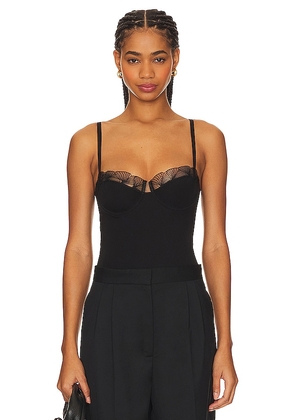 Undress Code Kiss And Tell Bodysuit in Black. Size S, XS.