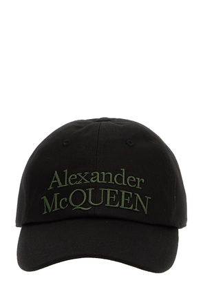 Alexander Mcqueen Logo Embroidery Cap