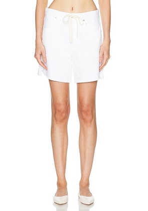 Citizens of Humanity Brynn Drawstring Short in Fresco - White. Size 24 (also in 23, 25, 26, 27, 28, 29, 30, 32, 33, 34).