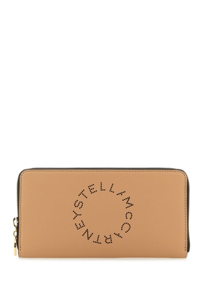 Stella Mccartney Logo Perforated Zipped Wallet