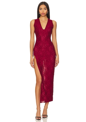 Somebodee Bellucci Dress in Red. Size M/L, XS/S.