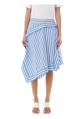 J.w. Anderson Striped Midi Skirt