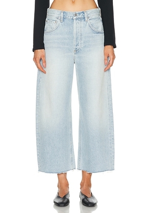 Citizens of Humanity Ayla Wide Leg Crop in Freshwater - Blue. Size 23 (also in 24, 25, 26, 27, 28, 29, 30, 33, 34).