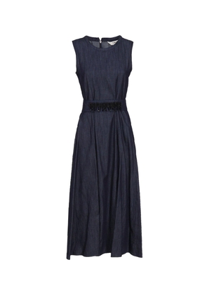 's Max Mara Jewelled Embellished Waist Sleeveless Dress