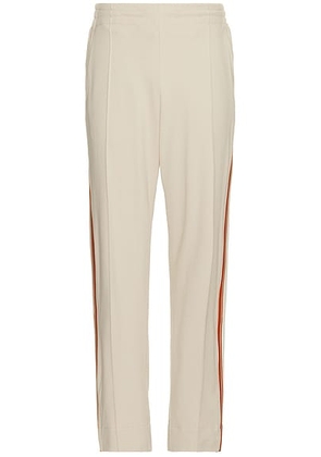 Nicholas Daley Track Pant in Sienna  Oatmeal  & Ecru - White. Size 30 (also in 32, 34).