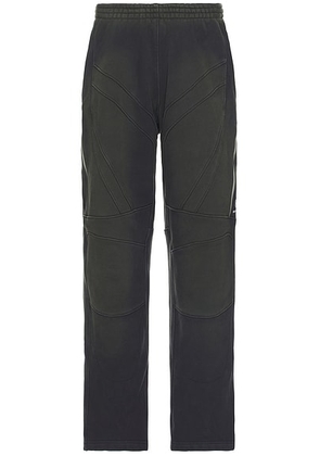 Balenciaga Biker Sweatpants in Black & White - Black. Size L (also in M, S).