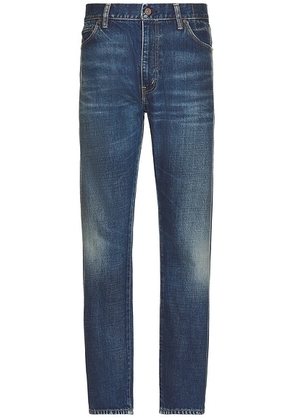 Visvim Social Sculpture Damaged Jeans in L30 - Blue. Size 30 (also in 34).