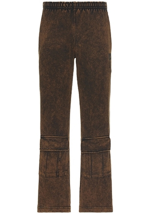 Liberal Youth Ministry Calvin Pants Knit in Polar Black - Brown. Size L (also in M, XL).