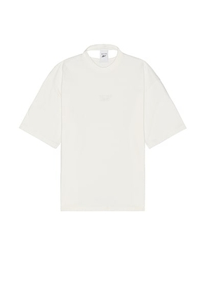 BOTTER x Reebok Short Sleeve T-shirt in Off White - Cream. Size L (also in M, S, XL/1X).