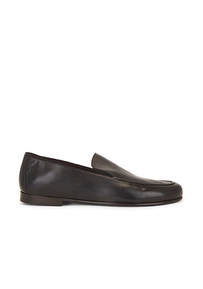 The Row Colette Loafer in CHOCOLATE - Chocolate. Size 36 (also in 36.5, 37, 38, 38.5, 39, 39.5, 40, 41).