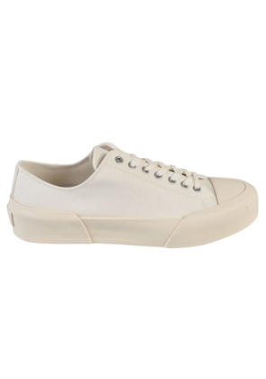 Jil Sander White Lace-Up Low Top Sneakers
