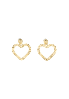Moschino Chain Heart Earrings