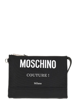 Moschino Clutch Bag With Logo