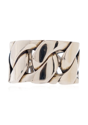 Alexander Mcqueen Logo-Engraved Chain-Linked Ring