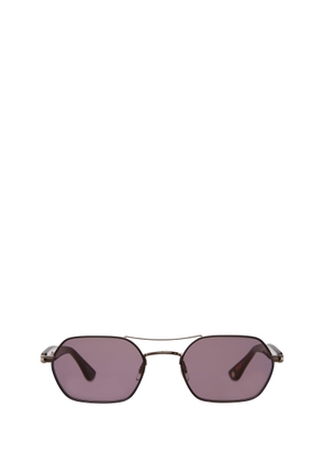 Garrett Leight Goldie Sun Copper - Gunmetal - Bio Burgundy Sunglasses