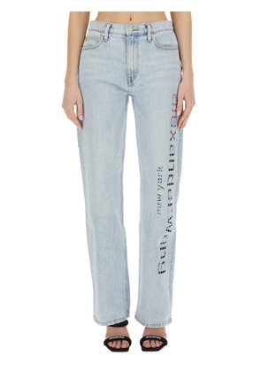 T By Alexander Wang Ez Logo Jeans And Cut-Out