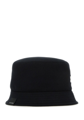 Courrèges Black Cotton Bucket Hat