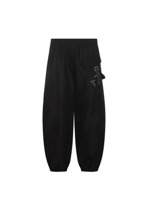 J.w. Anderson Anchor Logo Printed Twisted Joggers