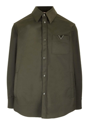 Valentino V-Detailed Buttoned Shirt
