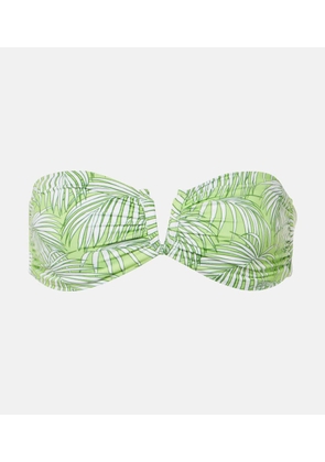 Melissa Odabash Alba printed bandeau bikini top