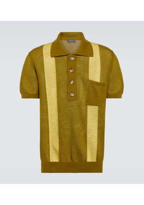 Frescobol Carioca Clemente pointelle cotton polo shirt
