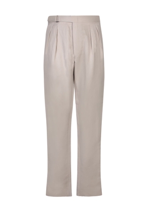 Canali Adjuster Beige Trousers