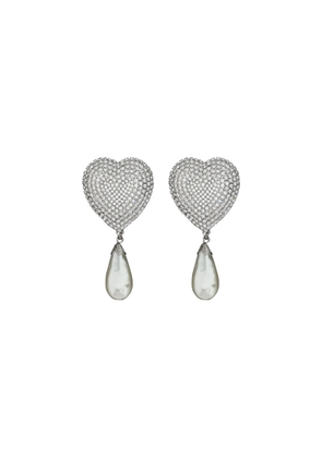 Alessandra Rich Heart Earrings