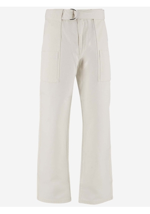 J.w. Anderson Cotton Pants With Belt