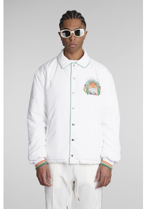 Casablanca Casual Jacket In White Polyester