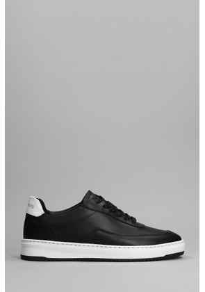 Filling Pieces Mondo Lux Sneakers In Black Leather