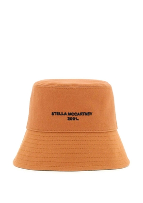 Stella Mccartney Logo Embroidered Wide Brim Bucket Hat