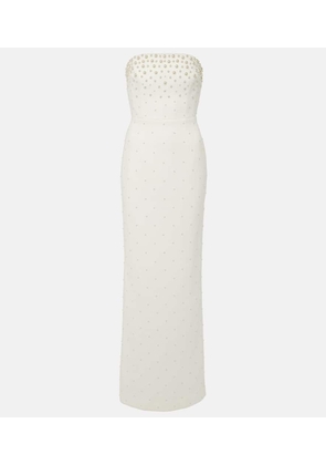 Rebecca Vallance Bridal Theresa faux pearl-embellished gown