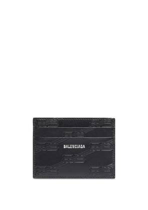 Balenciaga Signature monogram card holder - Black