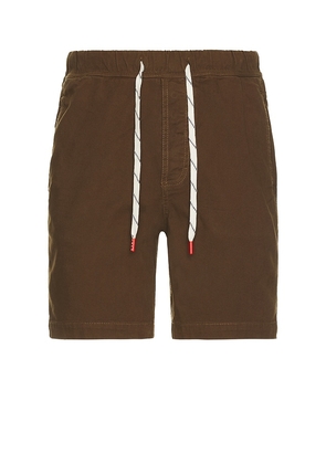 TOPO DESIGNS Dirt Shorts in Brown. Size M, S, XL/1X.