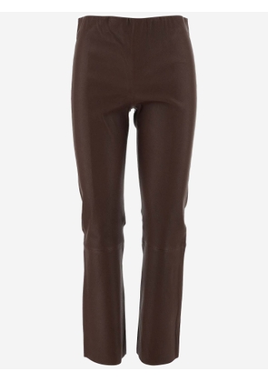 By Malene Birger Leather Trousers