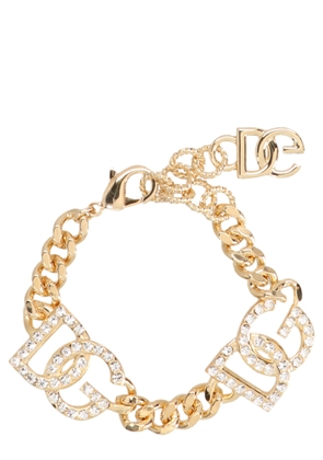 Dolce & Gabbana Crystal Logo Bracelet