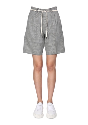 Aspesi Stretch Flannel Bermuda Shorts