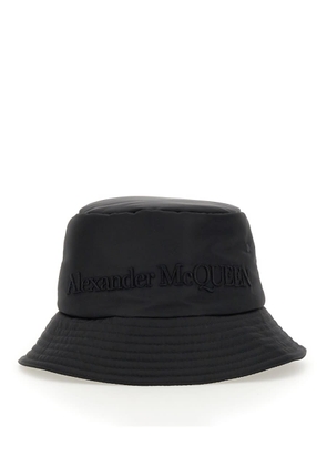 Alexander Mcqueen Bucket Hat With Logo